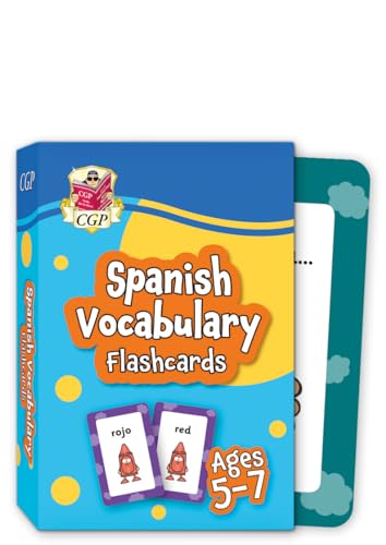 Spanish Vocabulary Flashcards for Ages 5-7 (with Free Online Audio) (CGP KS1 Activity Books and Cards) von Coordination Group Publications Ltd (CGP)